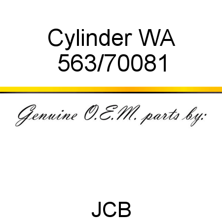 Cylinder, WA 563/70081
