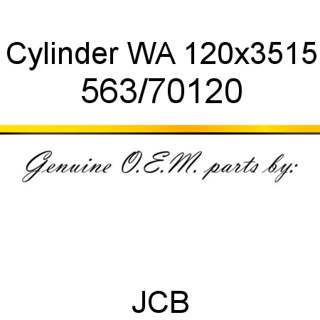 Cylinder, WA 120x3515 563/70120