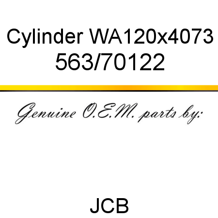 Cylinder, WA,120x4073 563/70122