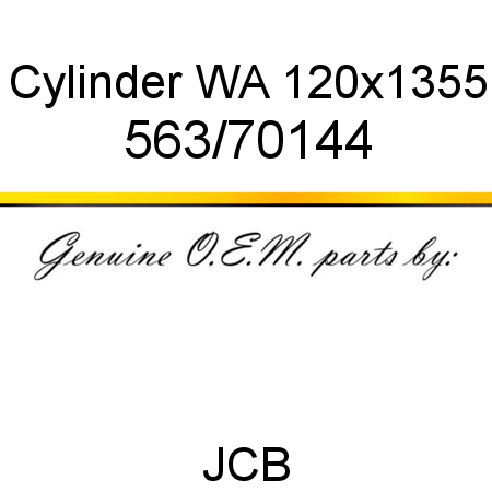 Cylinder, WA 120x1355 563/70144