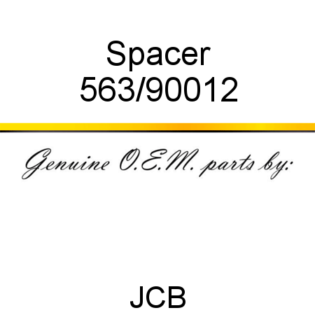 Spacer 563/90012