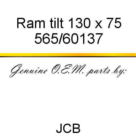 Ram, tilt, 130 x 75 565/60137