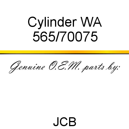 Cylinder, WA 565/70075