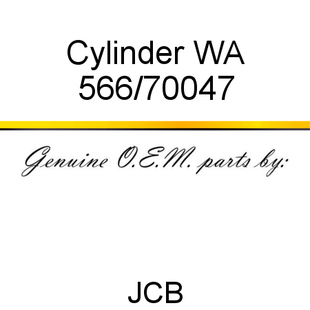 Cylinder, WA 566/70047