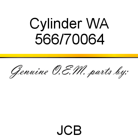 Cylinder, WA 566/70064