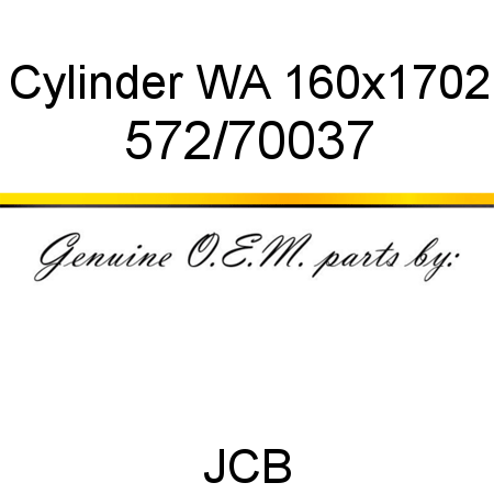 Cylinder, WA 160x1702 572/70037