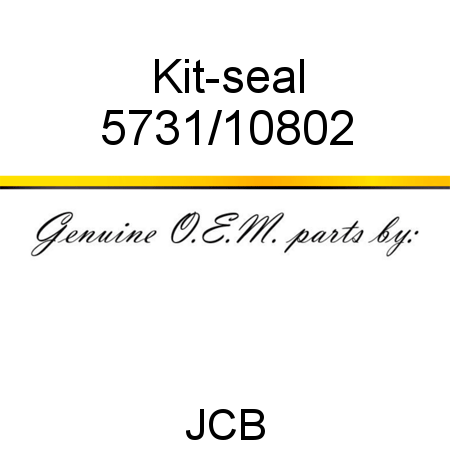 Kit-seal 5731/10802