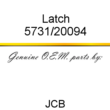 Latch 5731/20094