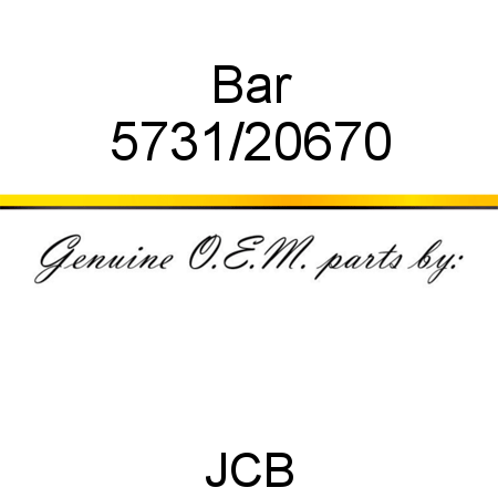 Bar 5731/20670