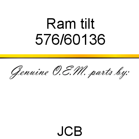 Ram, tilt 576/60136
