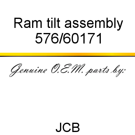 Ram, tilt, assembly 576/60171