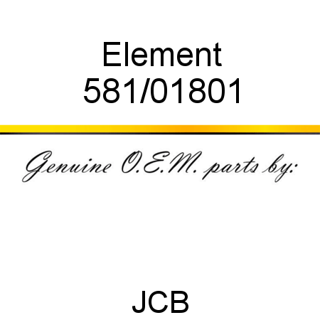 Element 581/01801