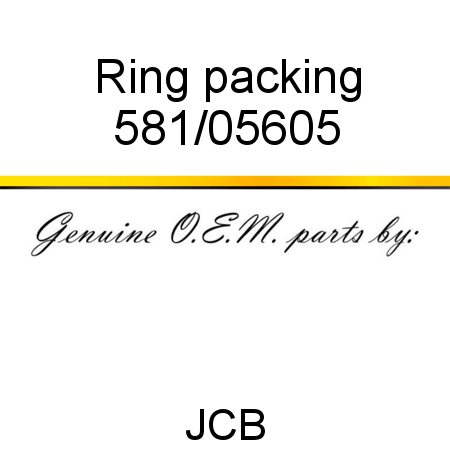 Ring, packing 581/05605