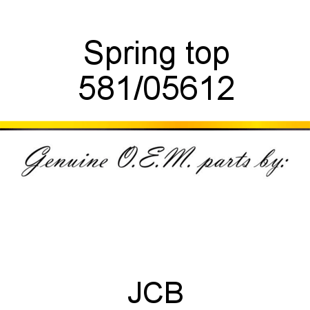 Spring, top 581/05612