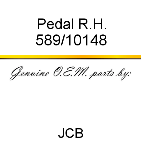 Pedal, R.H. 589/10148