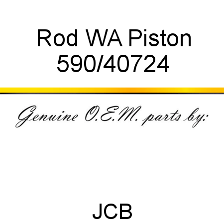 Rod, WA Piston 590/40724