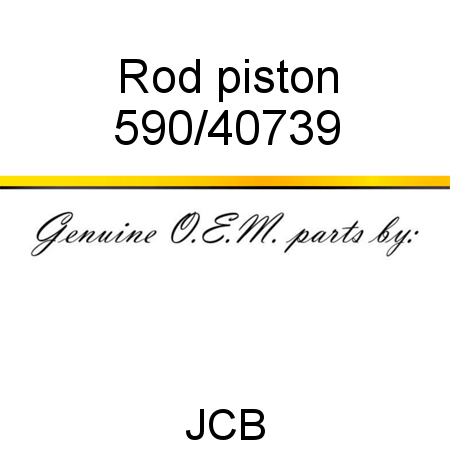 Rod, piston 590/40739