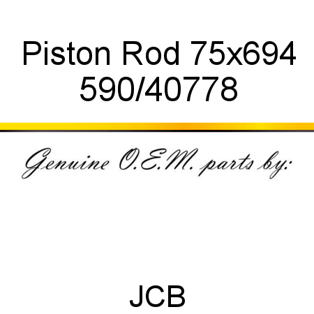 Piston Rod, 75x694 590/40778