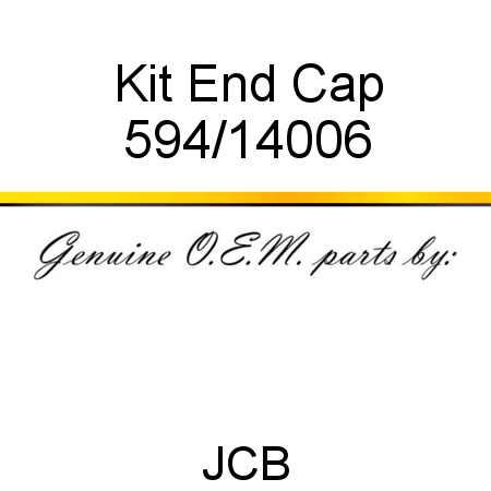 Kit, End Cap 594/14006