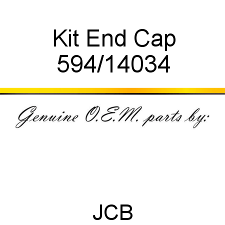 Kit, End Cap 594/14034