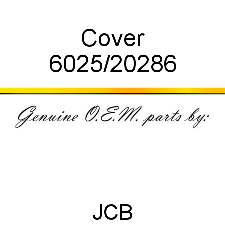 Cover 6025/20286