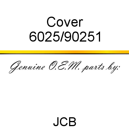 Cover 6025/90251