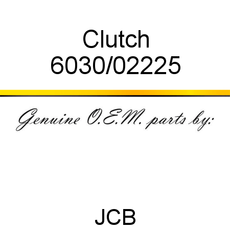 Clutch 6030/02225