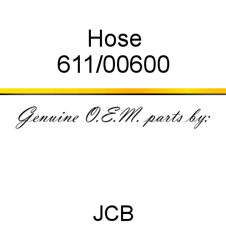 Hose 611/00600