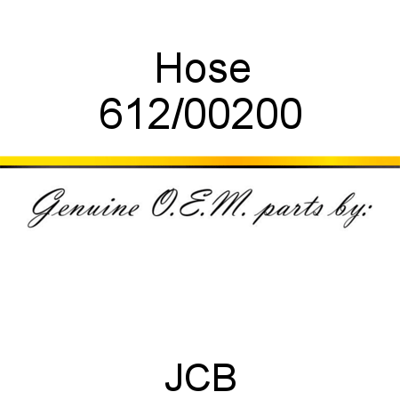 Hose 612/00200