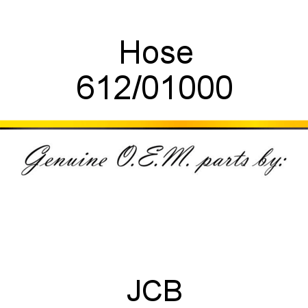 Hose 612/01000