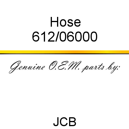 Hose 612/06000