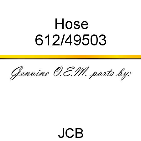 Hose 612/49503