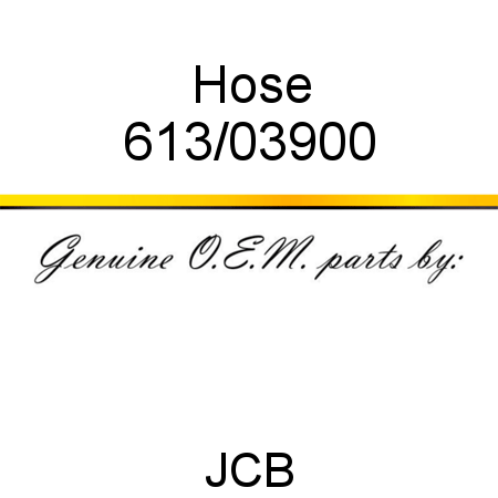 Hose 613/03900