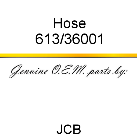 Hose 613/36001