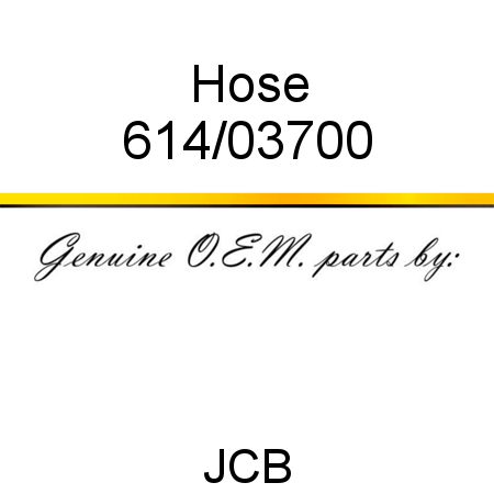 Hose 614/03700