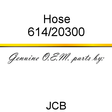 Hose 614/20300