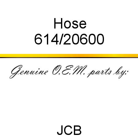 Hose 614/20600