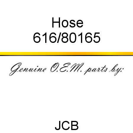 Hose 616/80165