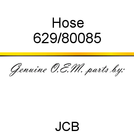 Hose 629/80085