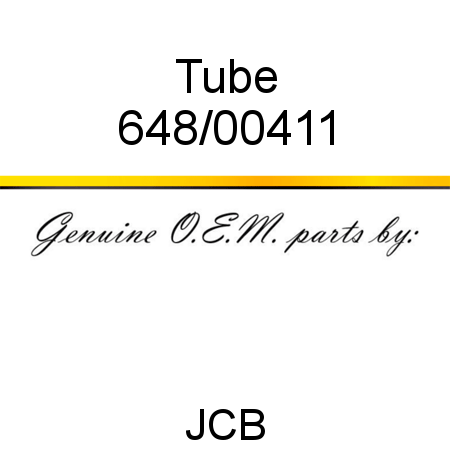 Tube 648/00411