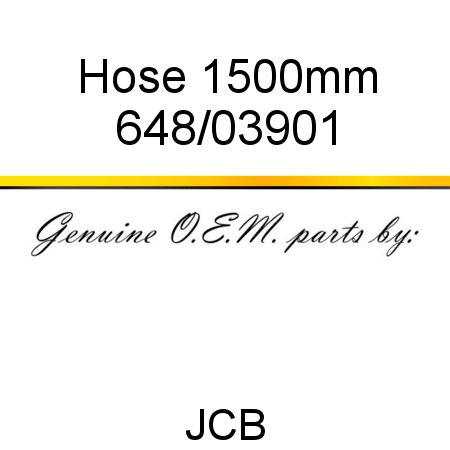 Hose, 1500mm 648/03901