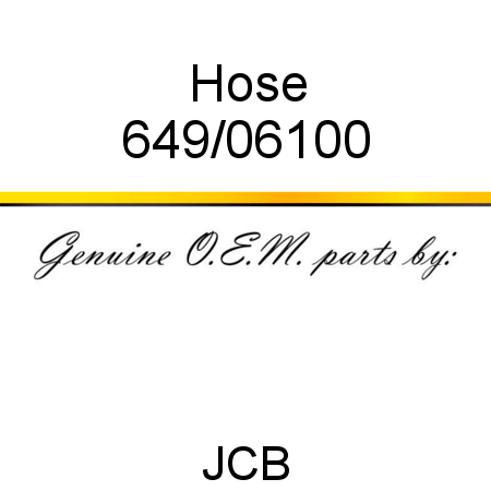 Hose 649/06100