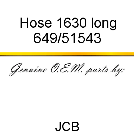 Hose, 1630 long 649/51543