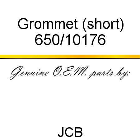 Grommet, (short) 650/10176
