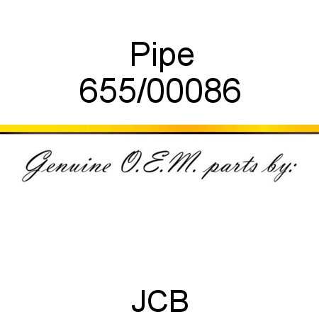 Pipe 655/00086