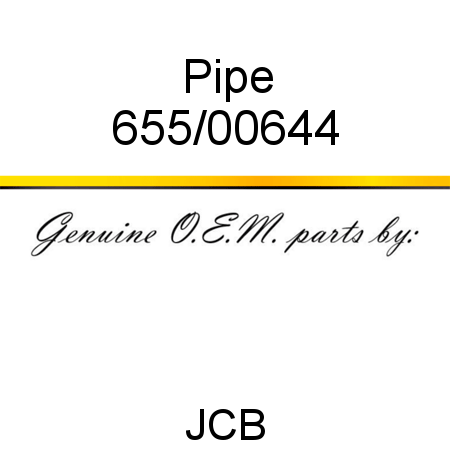 Pipe 655/00644