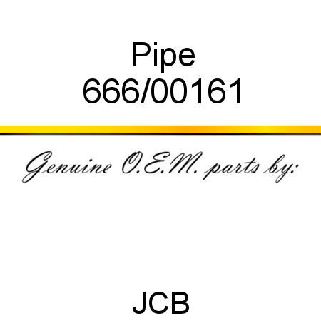 Pipe 666/00161