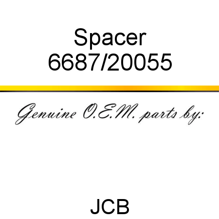 Spacer 6687/20055