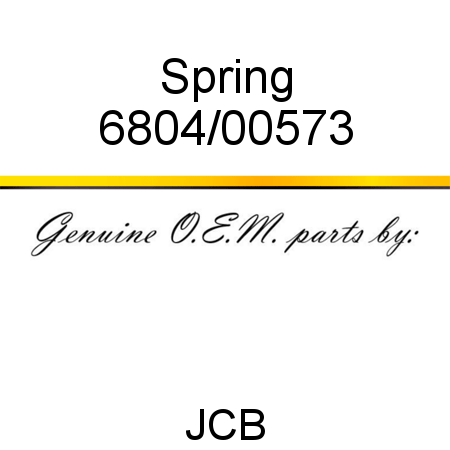 Spring 6804/00573