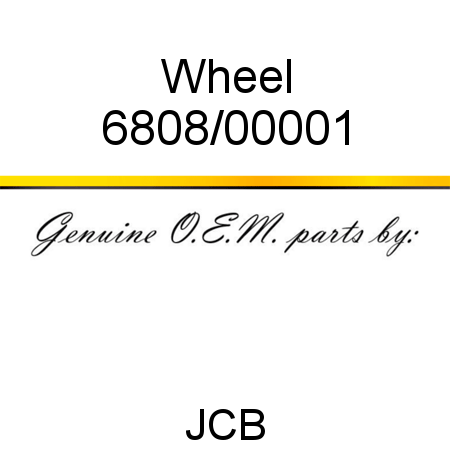 Wheel 6808/00001